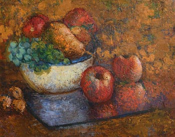 Katherine MacCausland, Still Life - Fruit on a Tabletop at Morgan O'Driscoll Art Auctions