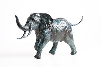 Mark Rode, Charging Elephant at Morgan O'Driscoll Art Auctions