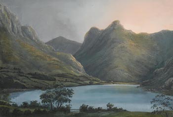 Thomas Walmsley, Buttermere and Fleetwith Pike (c.1795) at Morgan O'Driscoll Art Auctions