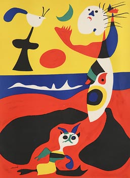 Joan Miro, L'ete (Summer) (1938 ) at Morgan O'Driscoll Art Auctions