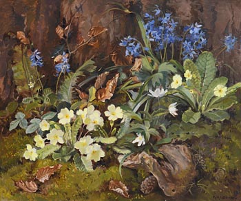 Geraldine  M. O'Brien, Spring Flowers at Morgan O'Driscoll Art Auctions