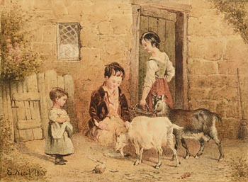 Erskine Nicol, Household Pets (1865) at Morgan O'Driscoll Art Auctions