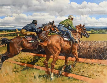 Peter Curling, Riding Out at Morgan O'Driscoll Art Auctions