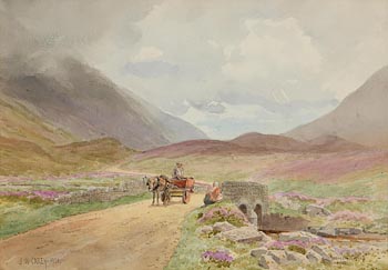 Joseph William Carey, Barnesmore Gap, Donegal (1930) at Morgan O'Driscoll Art Auctions