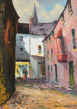 Kenneth Webb, Buttermilk Lane, Galway at Morgan O'Driscoll Art Auctions