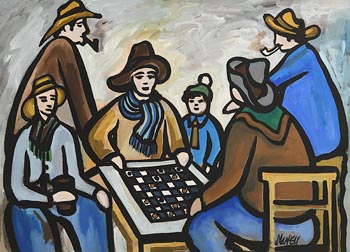 Markey Robinson, The Checkers Board at Morgan O'Driscoll Art Auctions