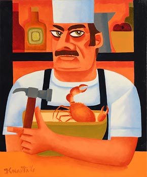 Graham Knuttel (1954-2023), Chef's Special at Morgan O'Driscoll Art Auctions
