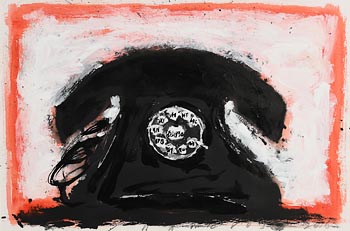 Neil Shawcross, Black Telephone (2006) at Morgan O'Driscoll Art Auctions