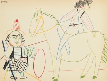 Pablo Picasso, La Comedie Humaine (1954) at Morgan O'Driscoll Art Auctions