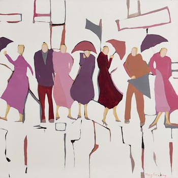 Mary Pickering, Rainy Day at Morgan O'Driscoll Art Auctions