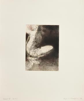 Hughie O'Donoghue, Descent VI (1989) at Morgan O'Driscoll Art Auctions