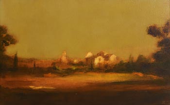 Martin Mooney, Evening Landscape (1988) at Morgan O'Driscoll Art Auctions