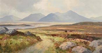 Maurice Canning Wilks, Autumn Haze, Connemara, Co. Galway at Morgan O'Driscoll Art Auctions