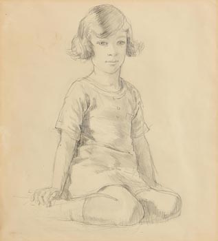 Sir William Orpen, Young Girl at Morgan O'Driscoll Art Auctions