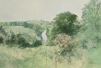 Terence P. Flanagan, Riverscape (1997) at Morgan O'Driscoll Art Auctions