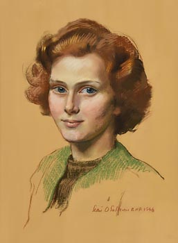 Sean O'Sullivan, Galway Girl (1946) at Morgan O'Driscoll Art Auctions