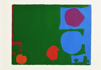 Patrick Heron, Three Reds in Green and Magenta in Blue (1970) at Morgan O'Driscoll Art Auctions