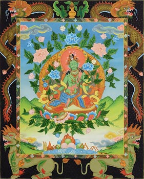Ramio Shrestha, The Green Buddha at Morgan O'Driscoll Art Auctions