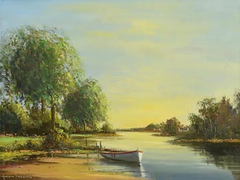 Norman J. McCaig, On the Barron River at Morgan O'Driscoll Art Auctions
