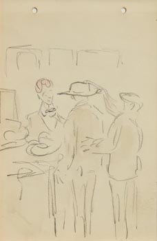 Jack Butler Yeats, The Milliner at Morgan O'Driscoll Art Auctions