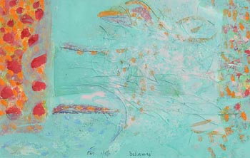 Tony O'Malley, Bahamas Collage (1986) at Morgan O'Driscoll Art Auctions