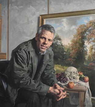 Paul Reid, Portrait of Tim at Morgan O'Driscoll Art Auctions