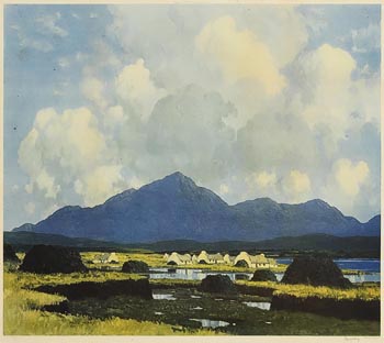 Paul Henry, The Blue Mountains, Connemara at Morgan O'Driscoll Art Auctions