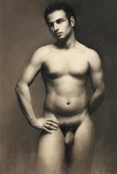 Francis O'Toole, Male Nude (2007) at Morgan O'Driscoll Art Auctions