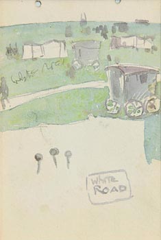 Jack Butler Yeats, White Road at Morgan O'Driscoll Art Auctions