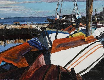 Stephen Cullen, Coliemore Harbour at Morgan O'Driscoll Art Auctions