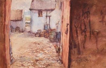 Jack Butler Yeats, At Greystones, Ireland at Morgan O'Driscoll Art Auctions