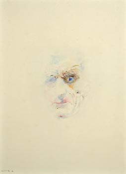 Louis Le Brocquy, Study of Samuel Beckett (1979) at Morgan O'Driscoll Art Auctions