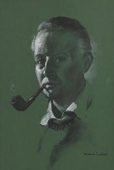 Maurice Canning Wilks, Self Portrait at Morgan O'Driscoll Art Auctions