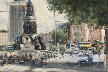 Norman Teeling, O'Connell St., Dublin at Morgan O'Driscoll Art Auctions