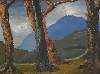 Edward Augustine MacGuire, Blue Mountain at Morgan O'Driscoll Art Auctions