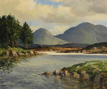 Maurice Canning Wilks, Lough Shindilla, Co. Galway at Morgan O'Driscoll Art Auctions
