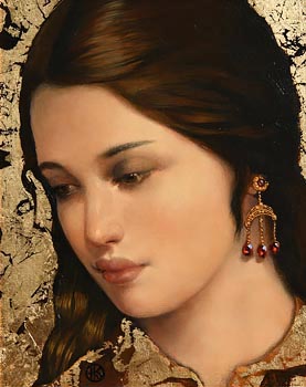 Ken Hamilton, Girl with the Ruby Earring at Morgan O'Driscoll Art Auctions
