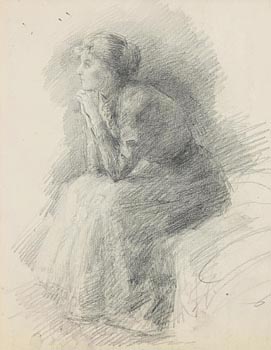 John Butler Yeats, Portrait of Mary Walker at Morgan O'Driscoll Art Auctions