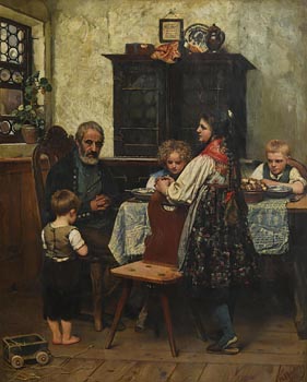 Philipp Fleischer, Family Grace (1876) at Morgan O'Driscoll Art Auctions