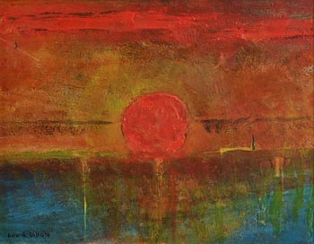 Gerard Dillon, Sunset at Morgan O'Driscoll Art Auctions