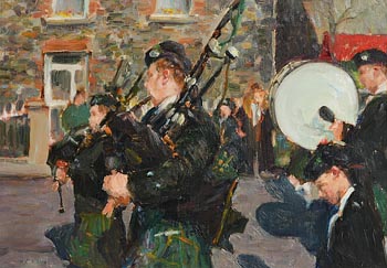 Paul Kelly, Rush Pipe Band (1999) at Morgan O'Driscoll Art Auctions