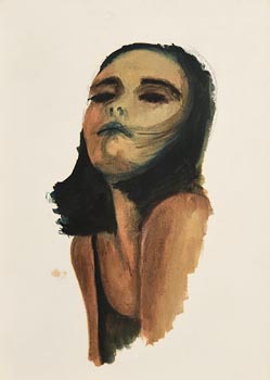 Robert Ballagh, Portrait Study of a Girl at Morgan O'Driscoll Art Auctions