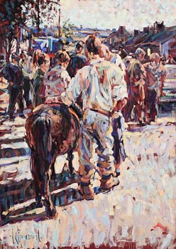 Arthur K. Maderson, Evening Study, Tallow Horse Fair at Morgan O'Driscoll Art Auctions