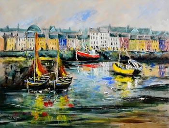 Niall Campion, The Claddagh, Galway (2021) at Morgan O'Driscoll Art Auctions