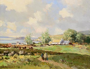 Maurice Canning Wilks, Returning to the Homestead, West of Ireland at Morgan O'Driscoll Art Auctions