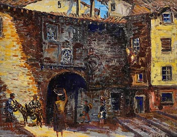 Fergus O'Ryan, Spanish Town at Morgan O'Driscoll Art Auctions