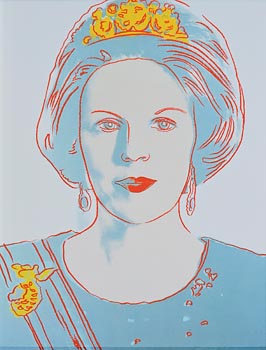 Andy Warhol, Queen Beatrix - Reigning Queens Series at Morgan O'Driscoll Art Auctions