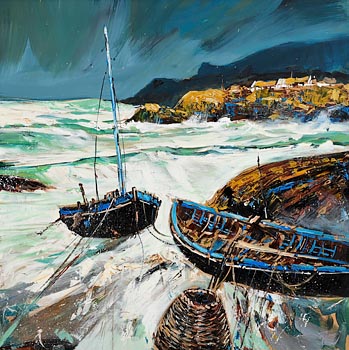 J.P. Rooney, The Wild Atlantic (At Sherkin Island) at Morgan O'Driscoll Art Auctions
