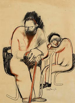 Patrick Graham, Waiting (1974) at Morgan O'Driscoll Art Auctions