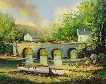 Norman J. McCaig, Cushendun Bridge at Morgan O'Driscoll Art Auctions